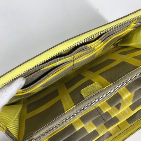 HERMES Long wallet Azap Long Silk-In Zip Around Long Wallet Epsom yellow - Picture 5 of 13